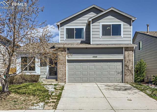 Property at 4340 Basswood Dr, Colorado Springs, CO 80920, 3 beds, 2.5 baths