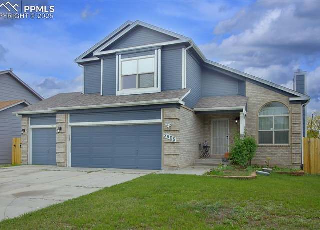 Property at 3805 Pony Tracks Dr, Colorado Springs, CO 80922, 4 beds, 3.5 baths
