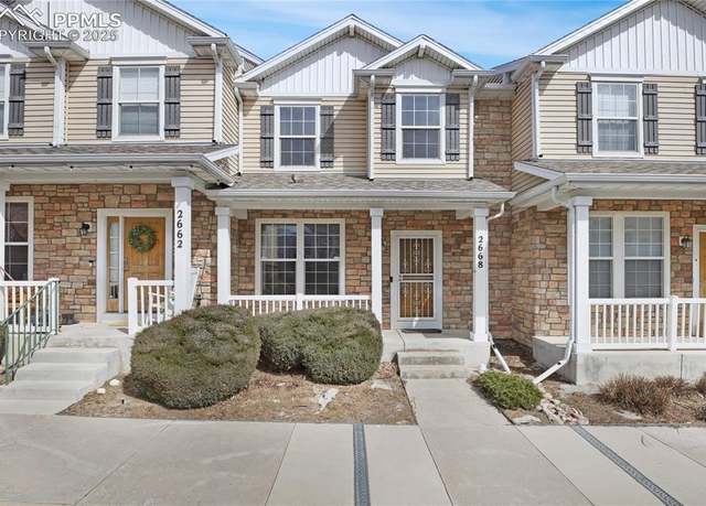 Property at 2668 Stonecrop Ridge Grv, Colorado Springs, CO 80910, 2 beds, 2.5 baths