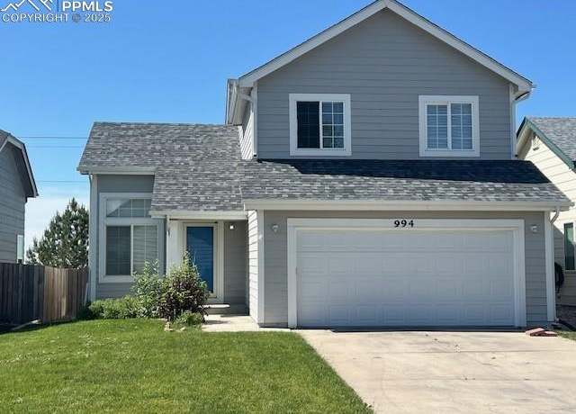 Property at 994 Turf Trail Ct, Fountain, CO 80817, 3 beds, 1.5 baths