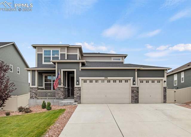 Property at 5376 Sunday Gulch Dr, Colorado Springs, CO 80925, 4 beds, 3.5 baths