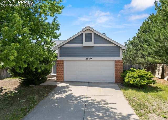 Property at 2670 Frazier Ln, Colorado Springs, CO 80922, 3 beds, 2 baths