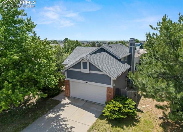 Property at 2670 Frazier Ln, Colorado Springs, CO 80922, 3 beds, 2 baths
