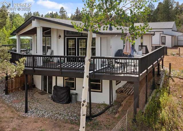 Property at 403 Pioneer Creek Dr, Florissant, CO 80816, 4 beds, 3 baths
