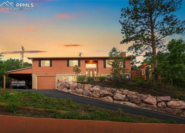 Property at 443 E Fountain Pl, Manitou Springs, CO 80829, 4 beds, 3 baths