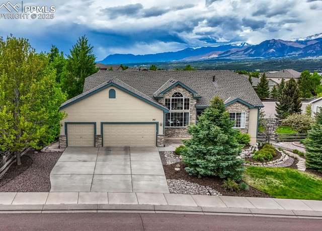 Property at 261 Saber Creek Dr, Monument, CO 80132, 5 beds, 3 baths