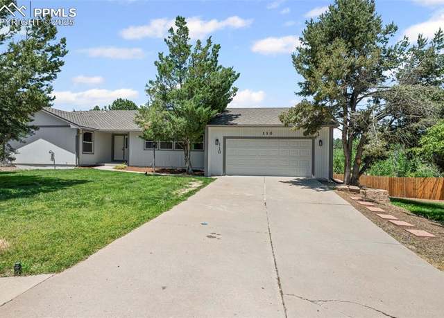 Property at 110 Fox Hill Ln, Colorado Springs, CO 80919, 5 beds, 3 baths