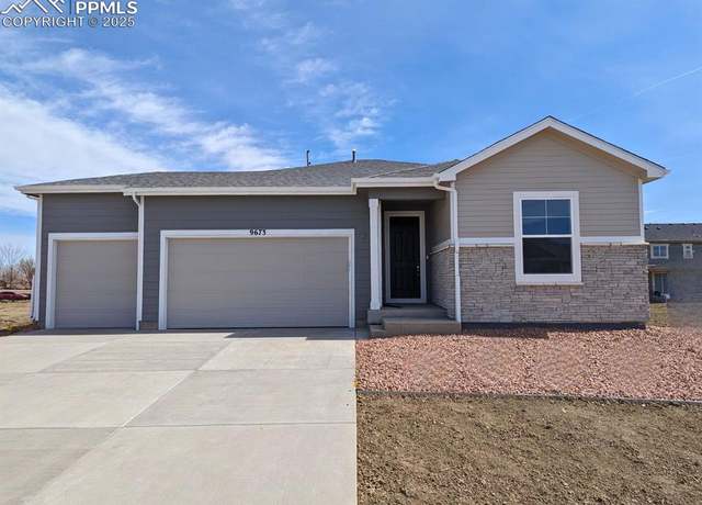 Property at 9673 Pennycress Dr, Colorado Springs, CO 80925, 4 beds, 2 baths