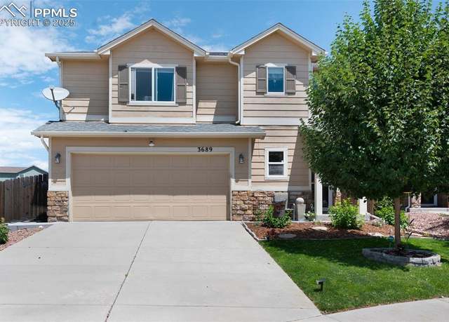 Property at 3689 Reindeer Cir, Colorado Springs, CO 80922, 3 beds, 2.5 baths