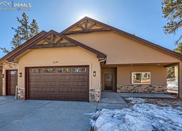 Property at 1279 Firestone Dr, Woodland Park, CO 80863, 4 beds, 2 baths