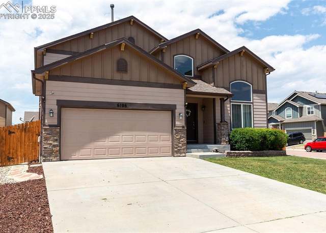 Property at 6106 Wild Turkey Dr, Colorado Springs, CO 80925, 5 beds, 3.5 baths