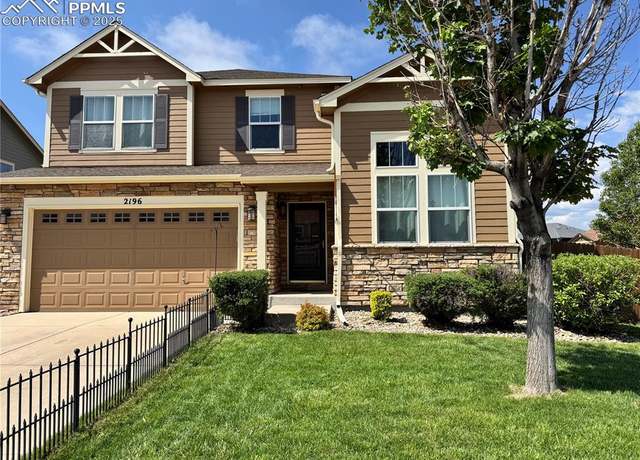 Property at 2196 Riverwalk Pkwy, Colorado Springs, CO 80951, 5 beds, 3.5 baths