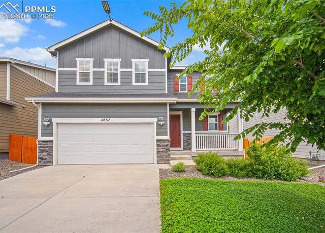 Property at 4867 Wolf Moon Dr, Colorado Springs, CO 80911, 3 beds, 2.5 baths