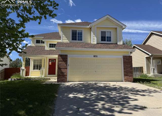 Property at 851 Legend Oak Dr, Fountain, CO 80817, 4 beds, 2.5 baths