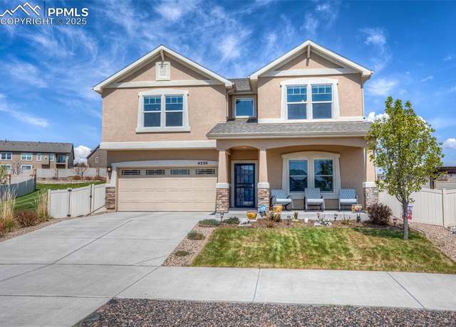 Property at 4330 Prairie Agate Dr, Colorado Springs, CO 80938, 3 beds, 2.5 baths