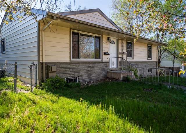 Property at 1701 Grant Ave, Colorado Springs, CO 80909, 4 beds, 2 baths