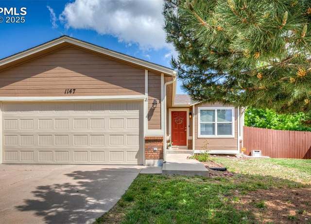 Property at 1147 Ancestra Dr, Fountain, CO 80817, 4 beds, 2 baths