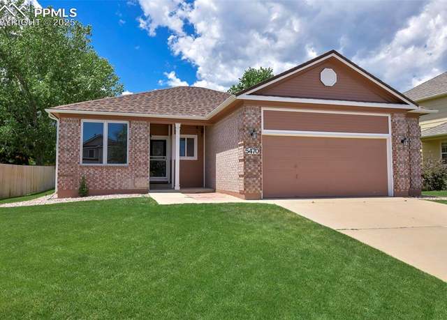 Property at 5470 Backglen Dr, Colorado Springs, CO 80906, 5 beds, 3 baths
