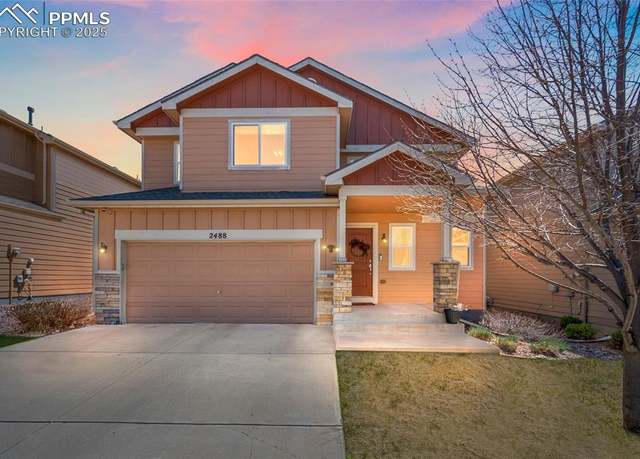Property at 2488 Sierra Springs Dr, Colorado Springs, CO 80916, 3 beds, 2.5 baths