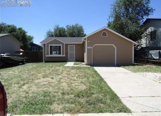 Property at 4222 Halstead Cir, Colorado Springs, CO 80916, 4 beds, 2 baths