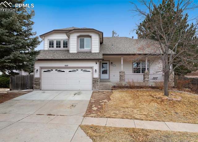 Property at 660 Piros Dr, Colorado Springs, CO 80922, 5 beds, 3.5 baths