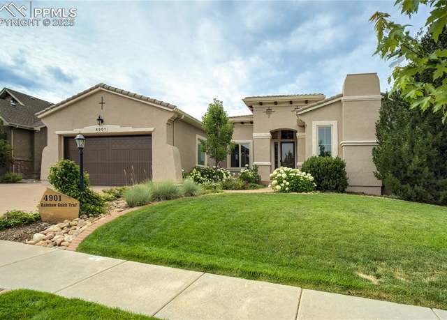 Property at 4901 Rainbow Gulch Trl, Colorado Springs, CO 80924, 5 beds, 3.5 baths