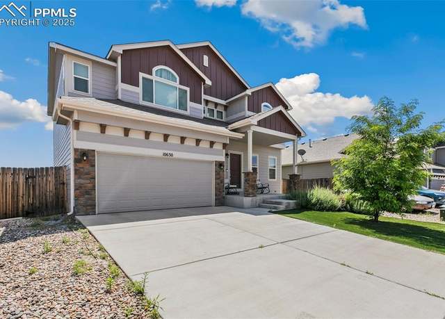 Property at 10630 Desert Bloom Way, Colorado Springs, CO 80925, 4 beds, 2.5 baths