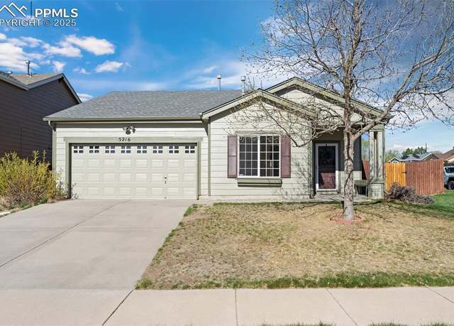 Property at 5216 Mountain Air Cir, Colorado Springs, CO 80916, 3 beds, 2 baths