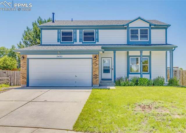 Property at 5495 Slickrock Dr, Colorado Springs, CO 80923, 4 beds, 3.5 baths