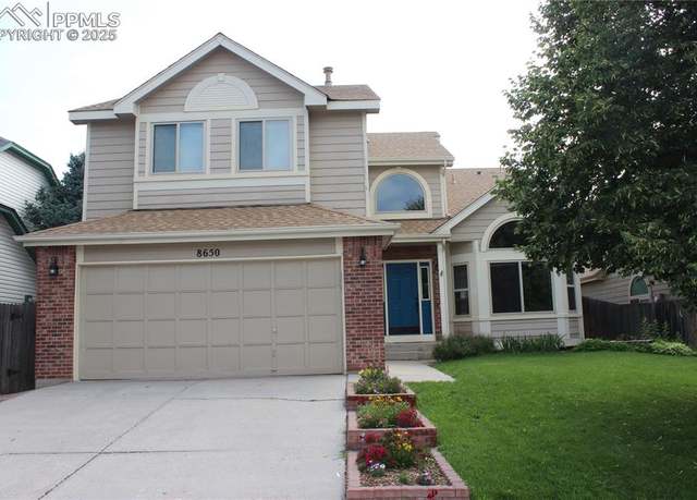 Property at 8650 Bellcove Cir, Colorado Springs, CO 80920, 4 beds, 2.5 baths