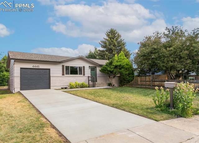 Property at 4445 S Blissful Cir, Colorado Springs, CO 80917, 4 beds, 2 baths
