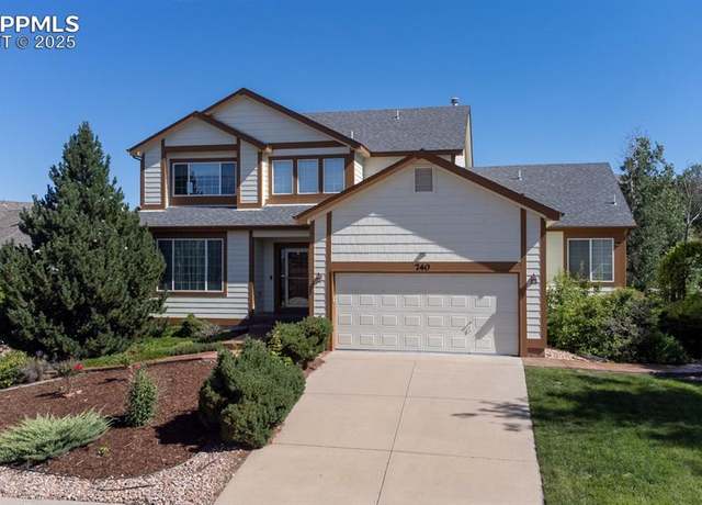 Property at 740 Fox Run Cir, Colorado Springs, CO 80921, 4 beds, 3.5 baths
