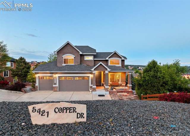 Property at 5421 Copper Dr, Colorado Springs, CO 80918, 5 beds, 3.5 baths