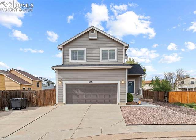 Property at 281 Goosedown Ct, Fountain, CO 80817, 3 beds, 2.5 baths
