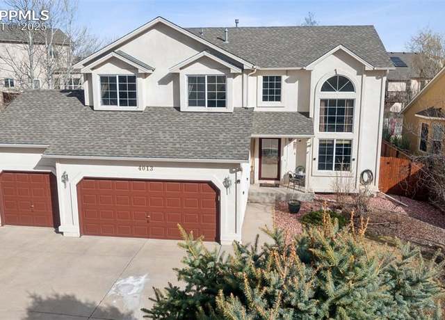 Property at 4013 Pronghorn Meadows Cir, Colorado Springs, CO 80922, 4 beds, 2.5 baths
