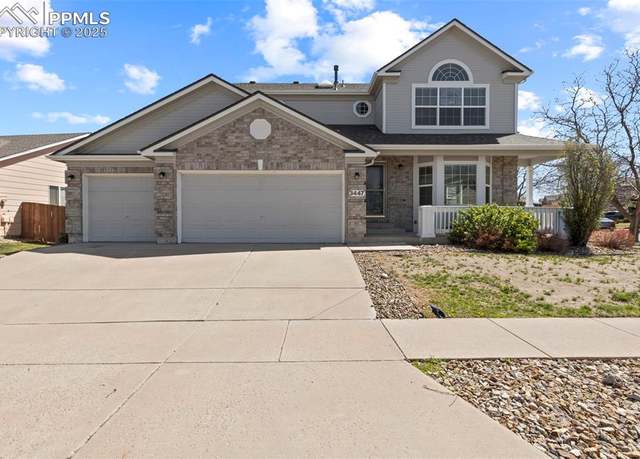 Property at 3447 Bexley Dr, Colorado Springs, CO 80922, 5 beds, 3.5 baths