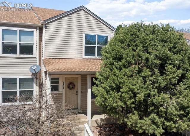 Property at 536 Shady Crest Cir, Colorado Springs, CO 80916, 2 beds, 2.5 baths
