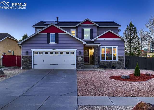 Property at 7094 Wood Lily Dr, Colorado Springs, CO 80923, 6 beds, 3.5 baths
