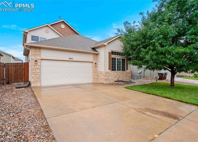 Property at 5963 Dancing Sun Way, Colorado Springs, CO 80911, 5 beds, 3.5 baths