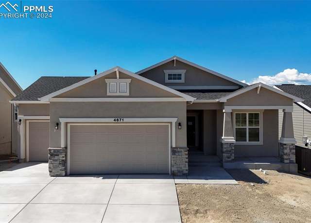 Property at 4671 Horse Gulch Loop, Colorado Springs, CO 80924, 4 beds, 3 baths