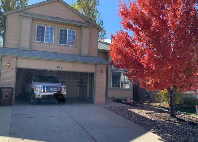 Property at 4315 Basswood Dr, Colorado Springs, CO 80920, 3 beds, 2.5 baths