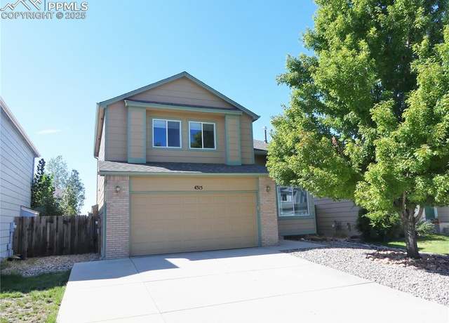 Property at 4315 Basswood Dr, Colorado Springs, CO 80920, 3 beds, 2.5 baths