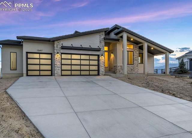 Property at 13497 Pride Mountain Dr, Colorado Springs, CO 80921, 5 beds, 5 baths