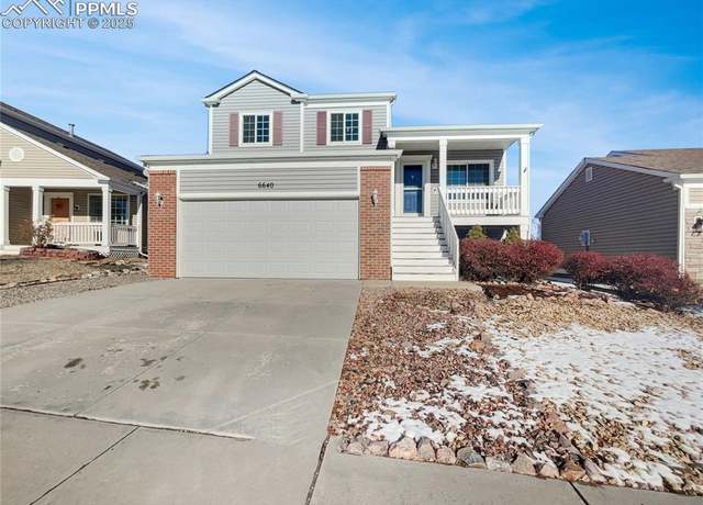 Property at 6640 Sonny Blue Dr, Colorado Springs, CO 80923, 3 beds, 2.5 baths