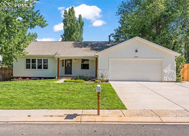 Property at 2560 Black Diamond Ter, Colorado Springs, CO 80918, 4 beds, 3 baths