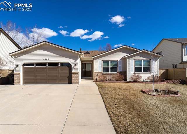 Property at 4965 Wilkin Dr, Colorado Springs, CO 80911, 5 beds, 3 baths
