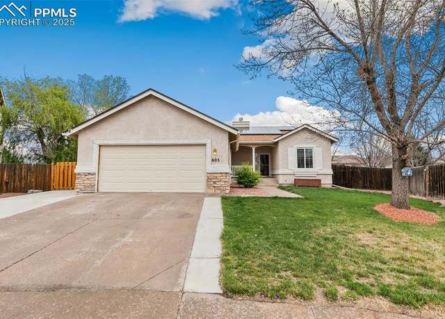 Property at 605 Creek Ct, Colorado Springs, CO 80916, 4 beds, 3 baths