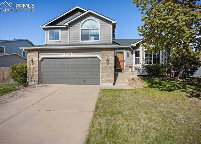 Property at 5043 Fossil Butte Dr, Colorado Springs, CO 80923, 3 beds, 2.5 baths
