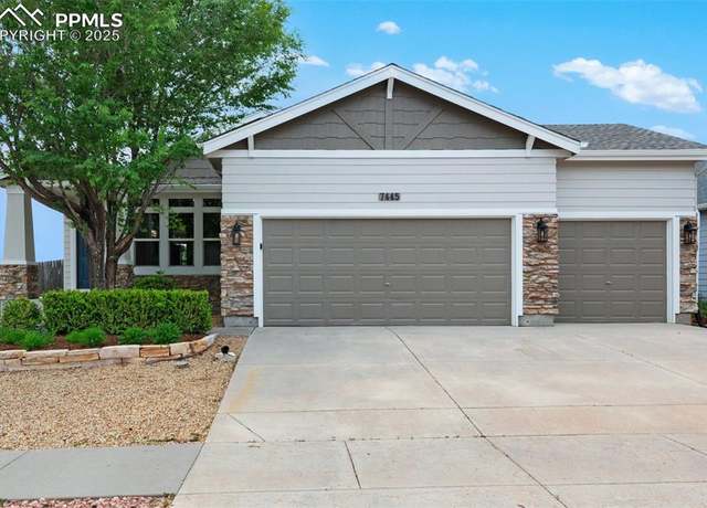 Property at 7445 Amberly Dr, Colorado Springs, CO 80923, 4 beds, 3 baths
