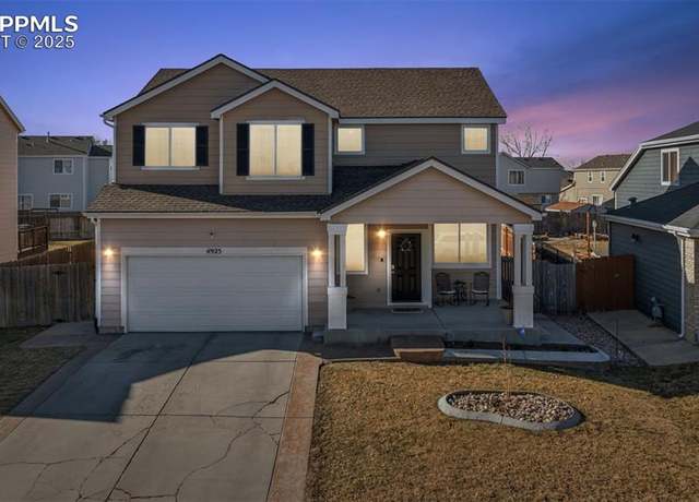 Property at 4925 Hawk Meadow Dr, Colorado Springs, CO 80916, 4 beds, 3.5 baths